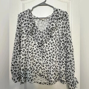 Loft Leopard Print Shirt